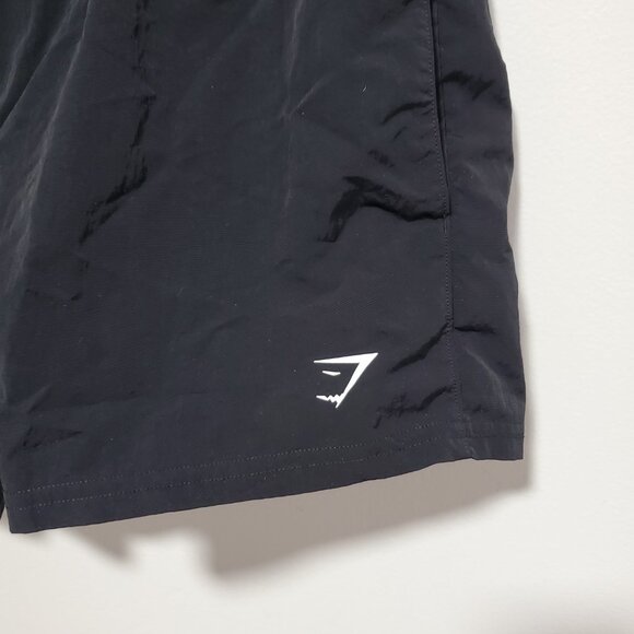 GYMSHARK Buckle Shorts Nylon Hi-Rise Unlined Gym Workout Black Womens Small x 2" - Picture 4 of 13